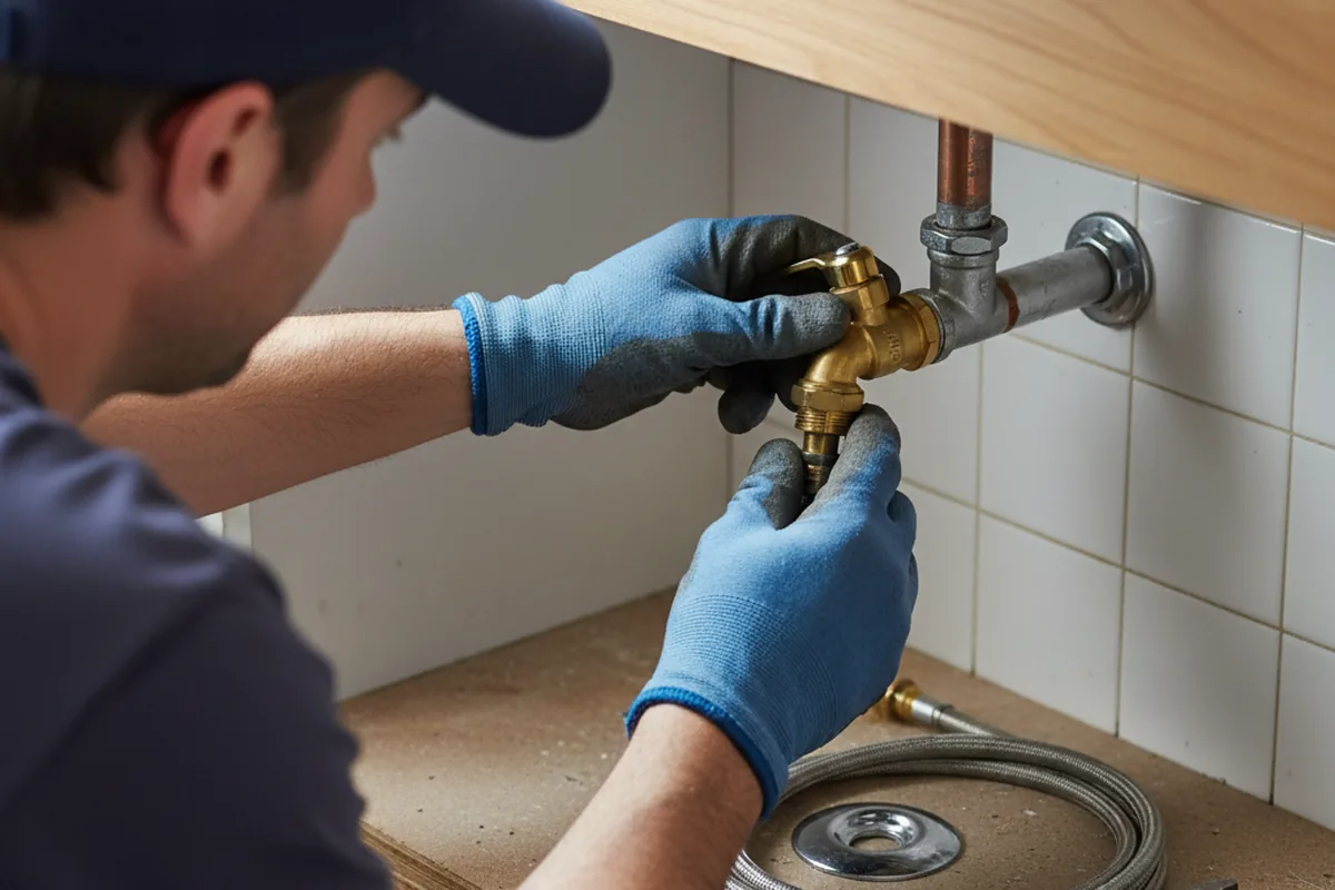 Shutoff valve and fitting work during Faucet and Fixture Repair in Lucerne